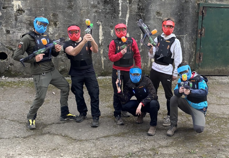 Blaster Shot Vest being worn by Players in Belgium